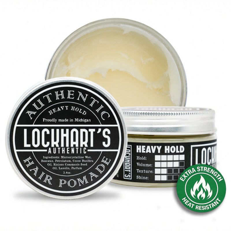 Heavy Hold | Authentic Heavy Hold Pomade – Lockhart's Authentic
