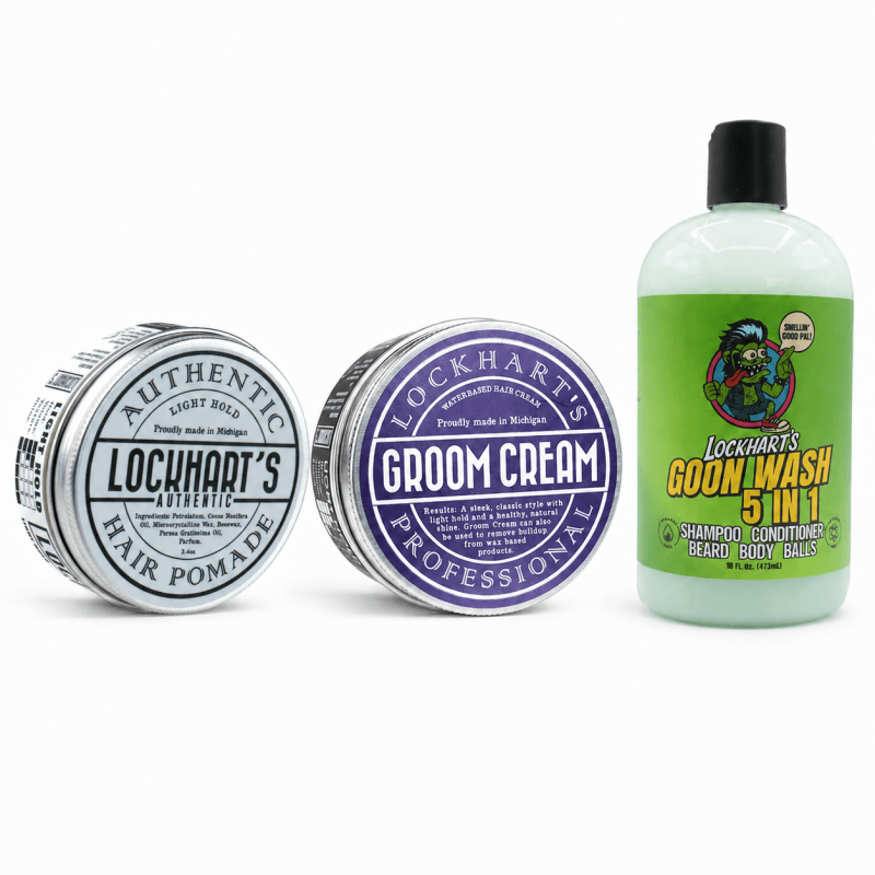 Light Hold PomLight Hold Pomade Bundle | Groom Cream + Goon Wash