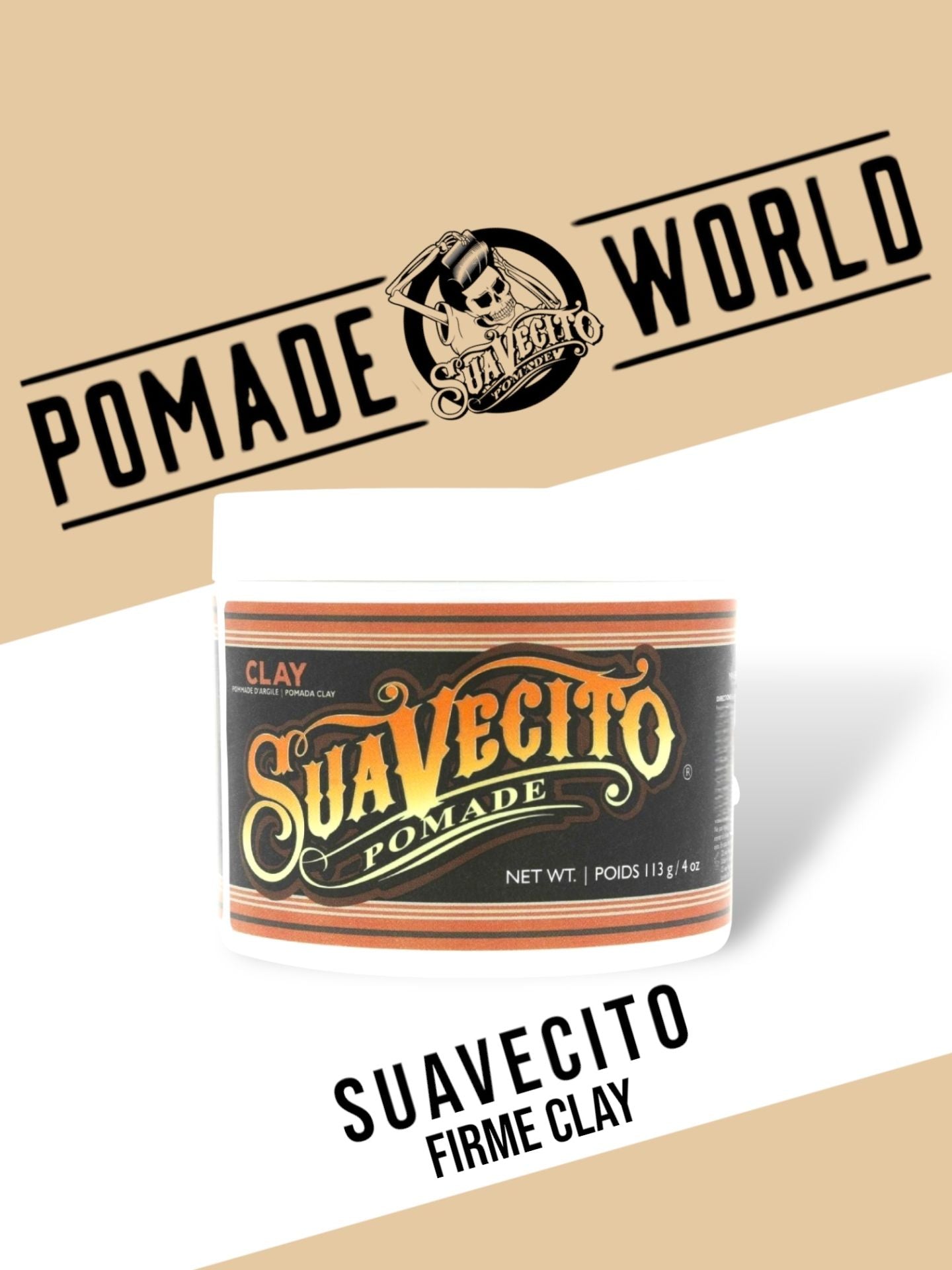 Suavecito Firme Clay – Lockhart's Authentic Grooming Company, LLC