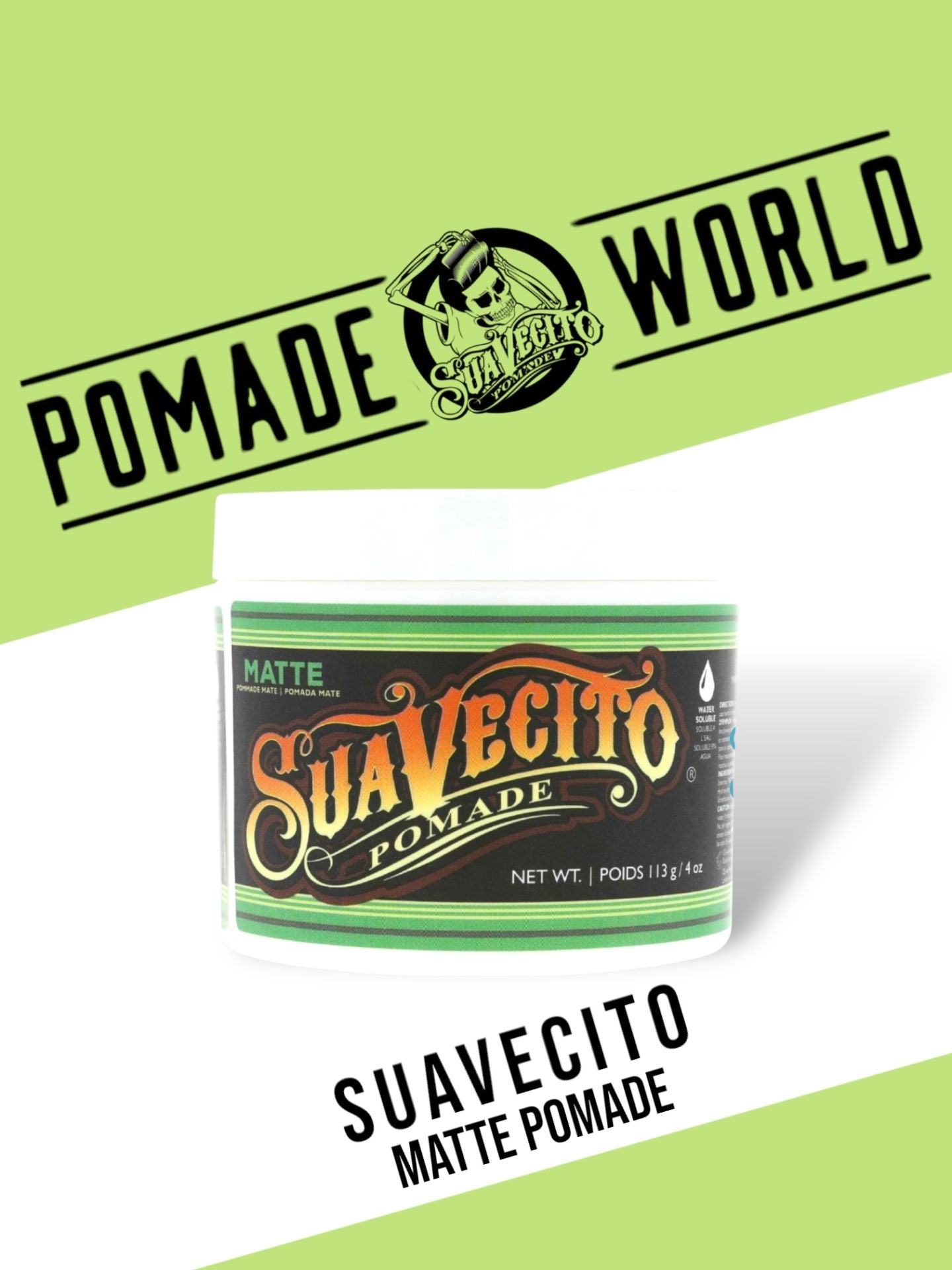 Suavecito Matte Pomade – Lockhart's Authentic Grooming Company, LLC