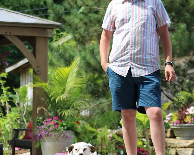 Authentic Man: Josh Samples; Garden Designer - Lockhart's Authentic Grooming Company, LLC