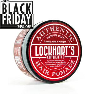 25% off *CLASSIC PACKAGING* Lockhart's Medium Hold Pomade - Lockhart's Authentic