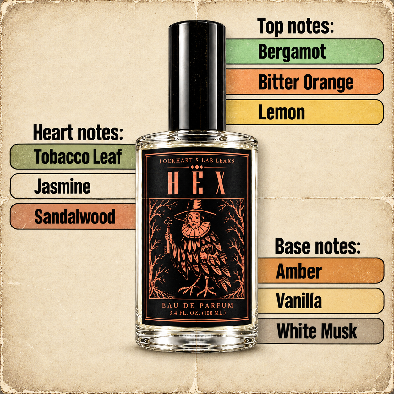 HEX EDP Cologne - 3.4oz