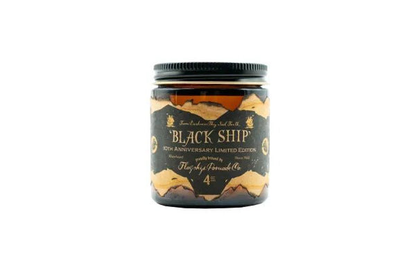 BlackShip Water Based Hair Pomade – 10th Anniversary EXTRA Limited Edition – HAND BURNT LABEL - Lockhart's Authentic