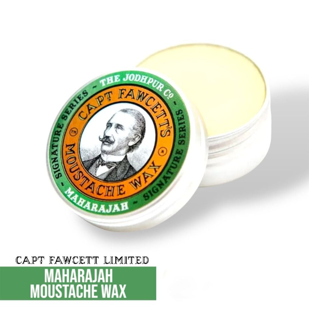 Captain Fawcett Maharajah Moustache Wax - Lockhart's Authentic Grooming Company, LLC