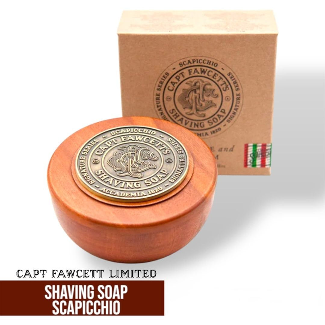 Captain Fawcett Shaving Soap Scapicchio - Lockhart's Authentic Grooming Company, LLC