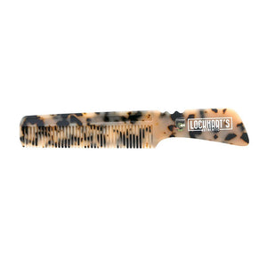 !! DEAL UNLOCKED !! | SAVE 10% | 7.75" Tortoise Shell & Ivory Acetate Lockhart's Comb | Regular Price $9.99 - Lockhart's Authentic