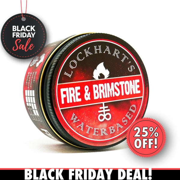 Fire and Brimstone Water Based Pomade - Lockhart's Authentic