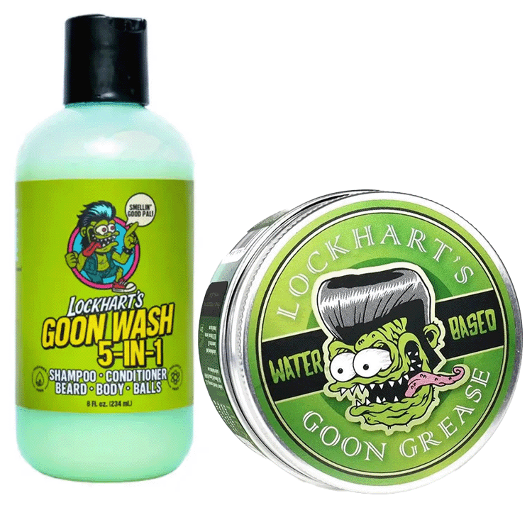 Goon Wash + Water Based Goon Grease Pomade - Lockhart's Authentic Grooming Company, LLC