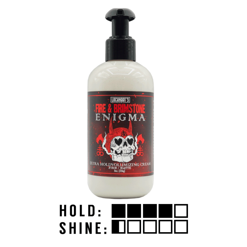 NEW 2025! Fire and Brimstone Enigma + Extra Hold - Lockhart's Authentic Grooming Company, LLC