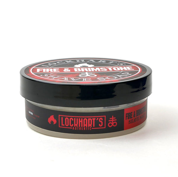 NEW! Fire and Brimstone Shave Soap - Lockhart's Authentic