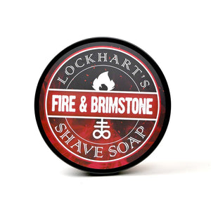 NEW! Fire and Brimstone Shave Soap - Lockhart's Authentic