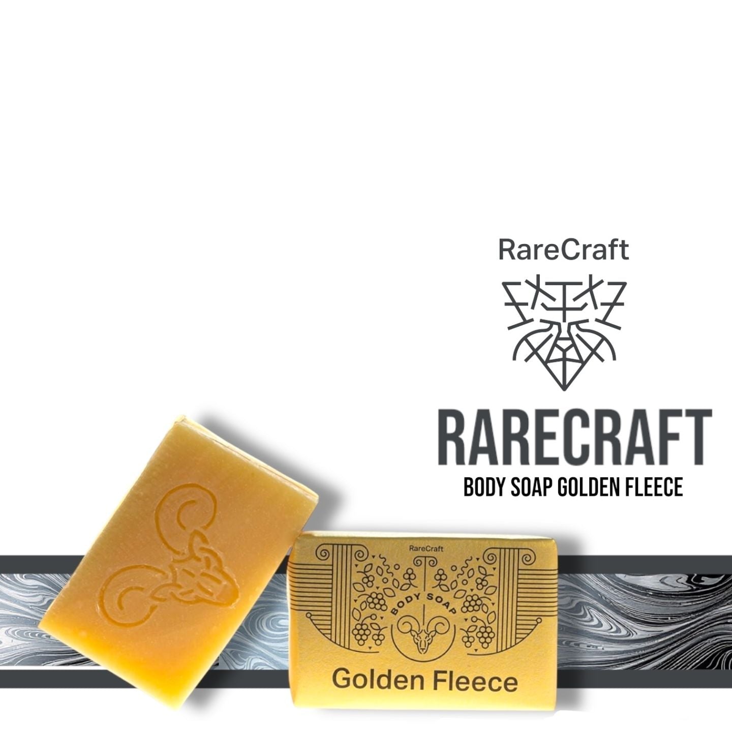 RareCraft Body Soap Golden Fleece - Lockhart's Authentic Grooming Company, LLC