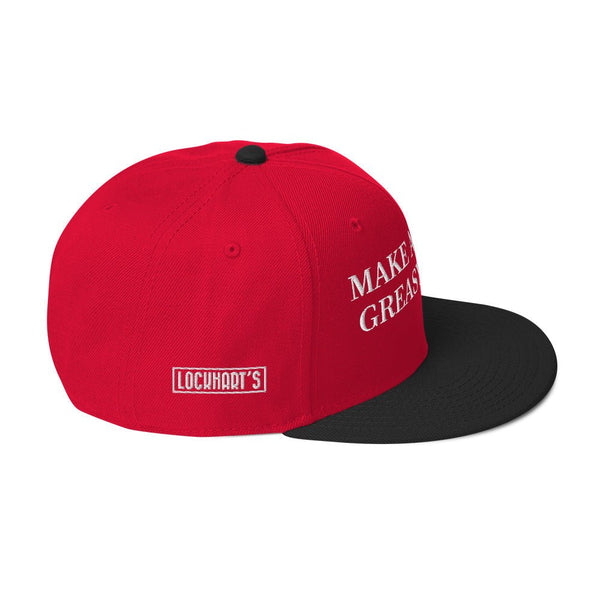 Red/Black Make America Greasy Again Hat - Lockhart's Authentic