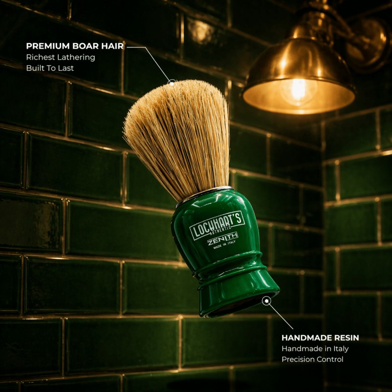Shave Brush - Custom Made in Italy - Lockhart's Authentic Grooming Company, LLC