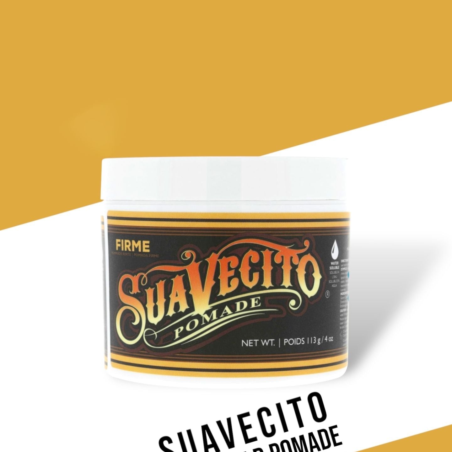 Suavecito Firme Hold Pomade - Lockhart's Authentic Grooming Company, LLC