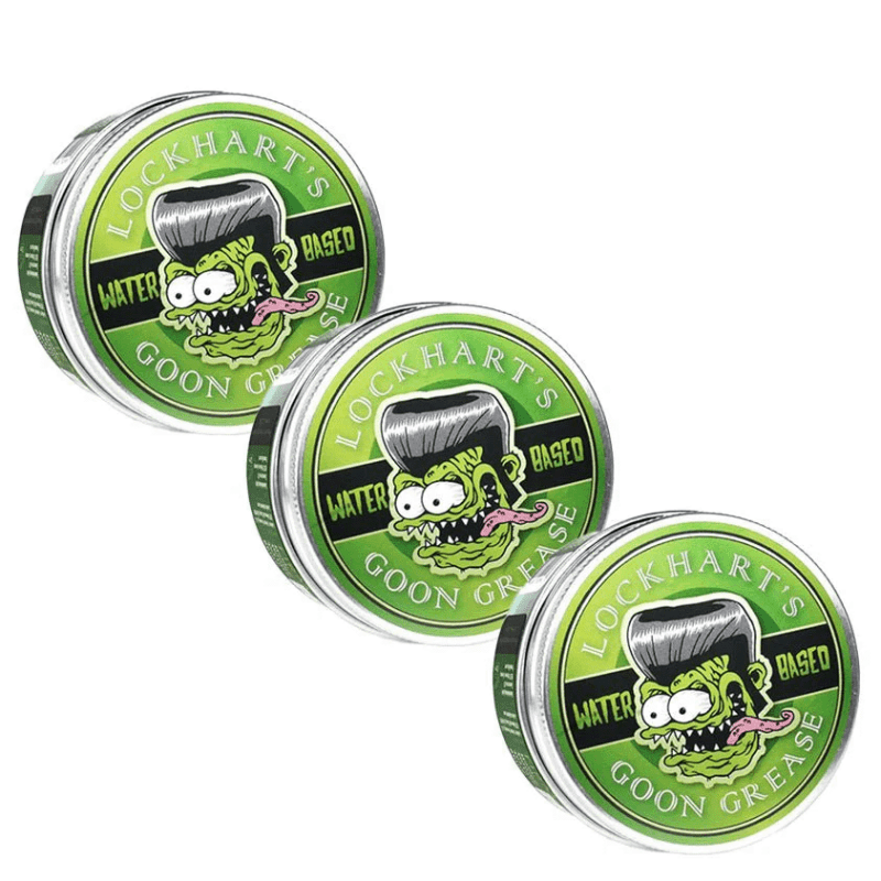 Trio Bundle Water Based Goon Grease Pomade - Lockhart's Authentic Grooming Company, LLC