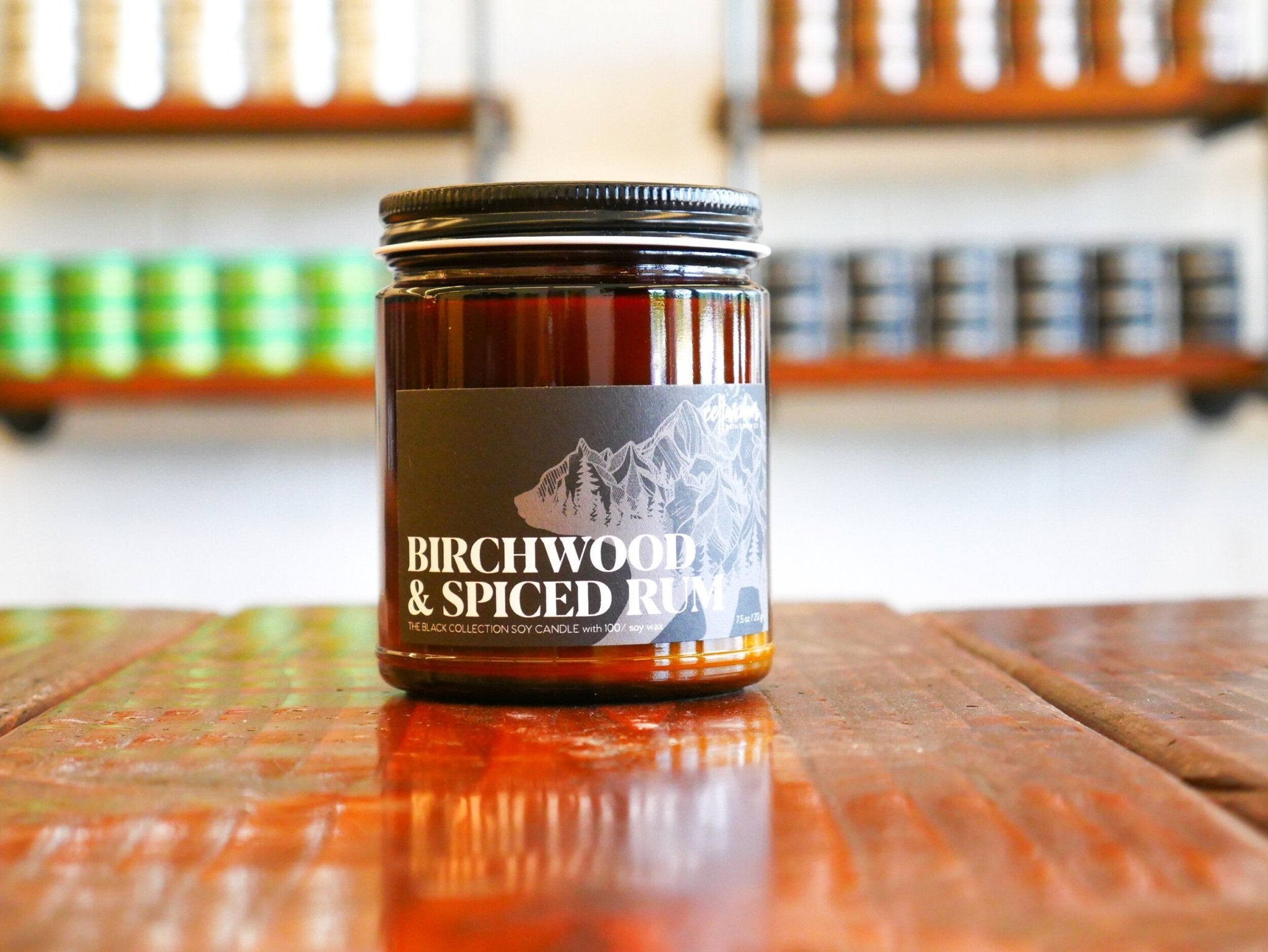 Cellar Door Birchwood and Spiced Rum Soy Candle Lockhart s