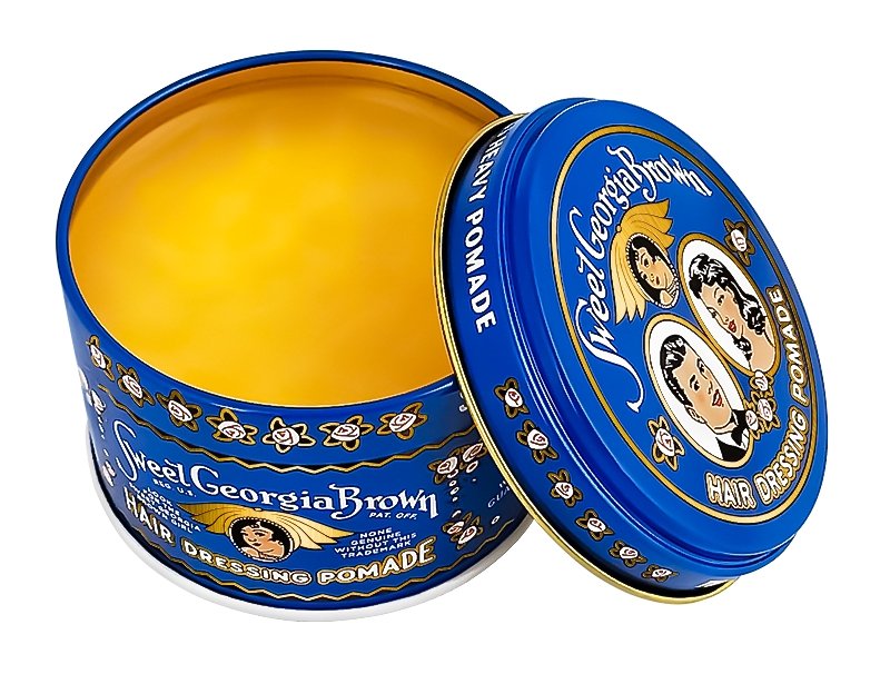 sweet georgia brown hair dressing pomade blue Sweet Georgia Brown BLUE - Mocna Pomada Woskowa Heavy Hold (114g)