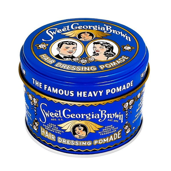 NEW! Sweet Georgia Brown Blue Pomade - Strong Hold - WHOLESALE CASE OF 12 x 4 oz - Lockhart's Authentic